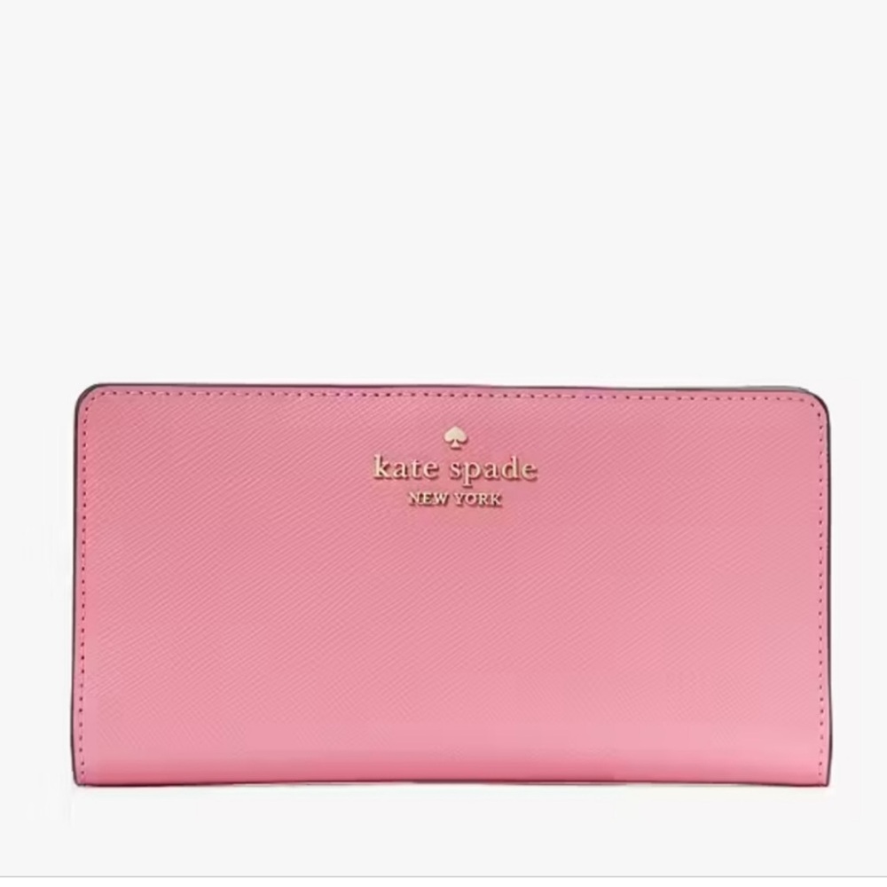 3/$40❗️Kate Spade PINK  Pebbled Leather Wallet